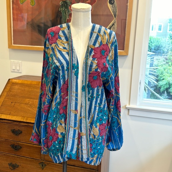 Sun Child Short Silk Jacket - Picture 1 of 4